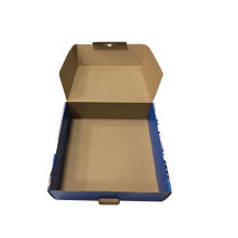 Dark Blue Color Printing Paper Shipping Box Customized